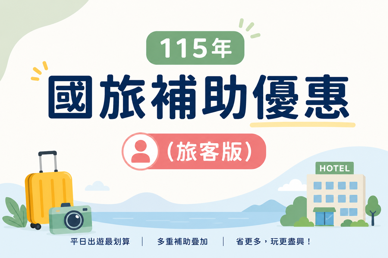 115 年國旅補助優惠 (旅客版)